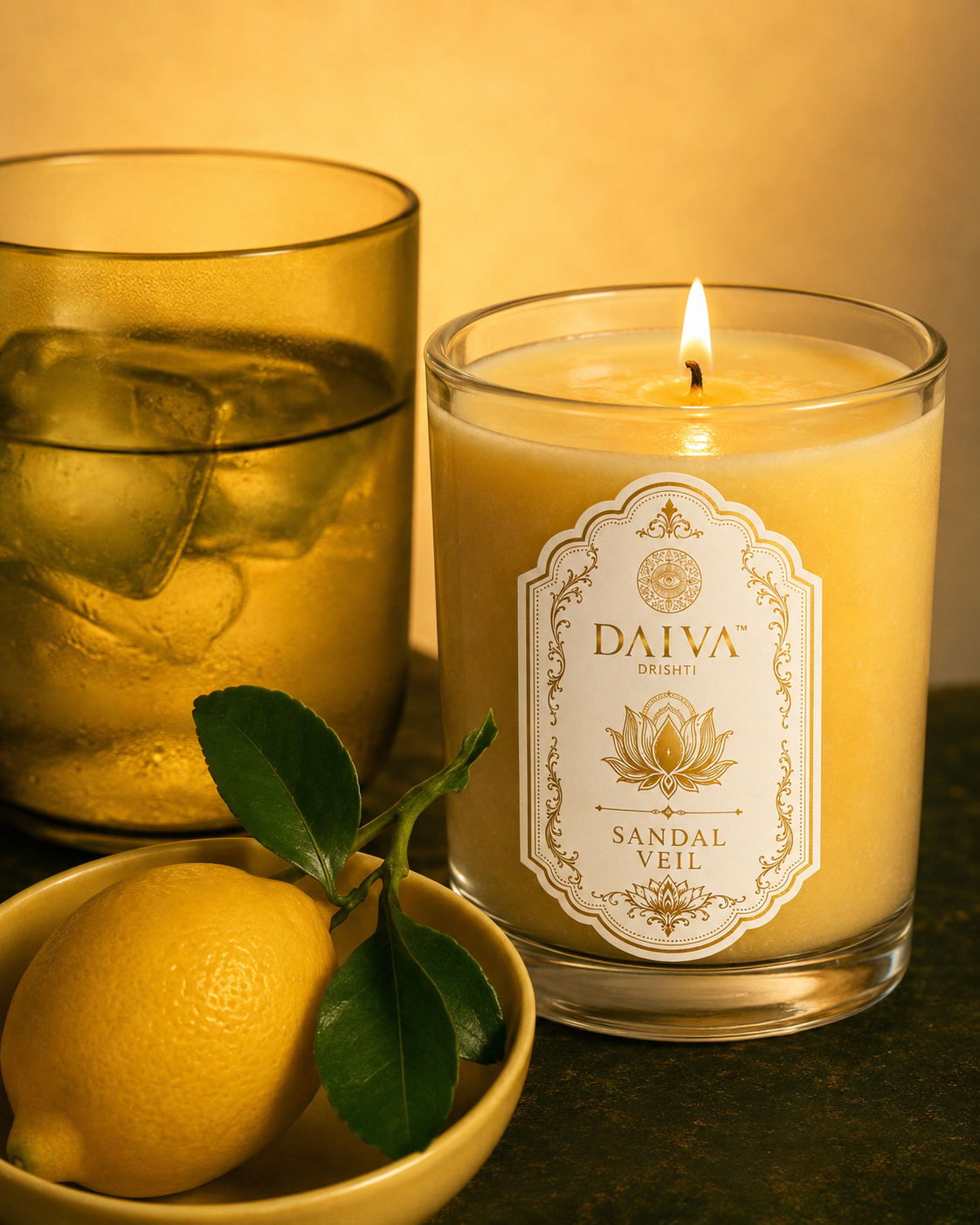 Sandal Veil luxury candle