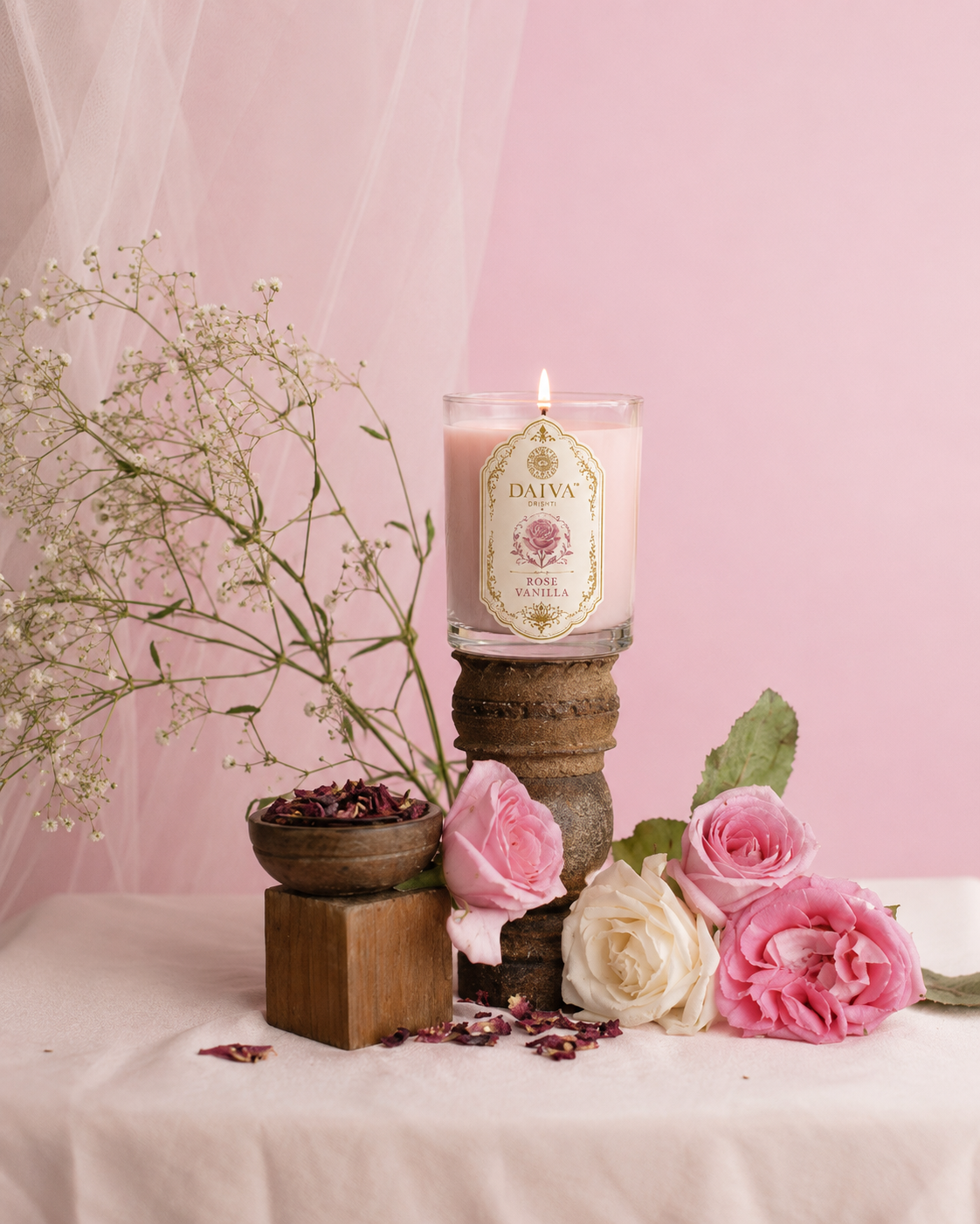 Rose Vanilla LUXURY CANDLE
